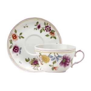 Richard Ginori 1735 Teacup and Plate Set (LIKE NEW)